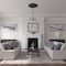 Ekena Millwork Dauphine Ceiling Medallion (Fits Canopies up to 13 1/4"), 33 7/8"OD x 1 3/8"P, Steel Gray CM33DASGS - alternate 4